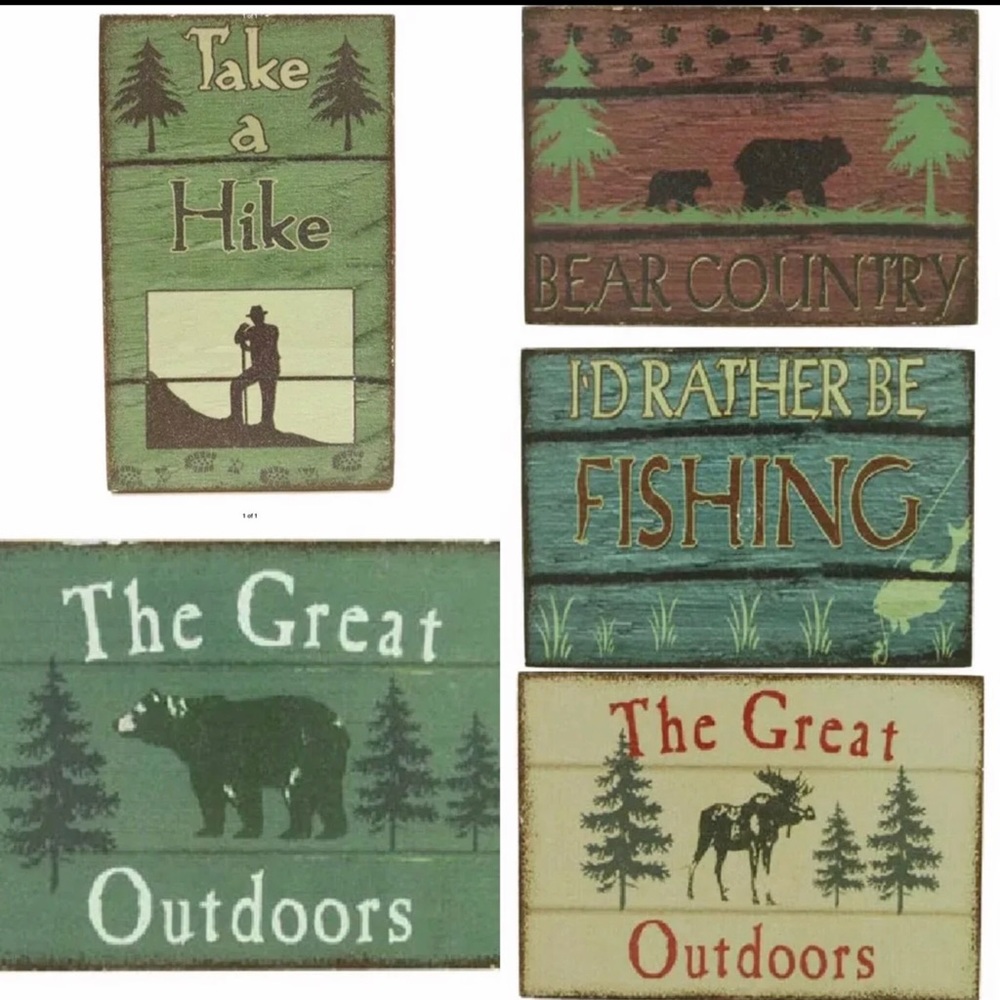 Wooden Wildlife Magnets